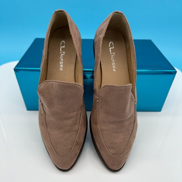 CL By Laundry Women's Farris Pointed Toe Slip On Loafer Shoes, Size 8,โ Sand - Picture 6 of 14
